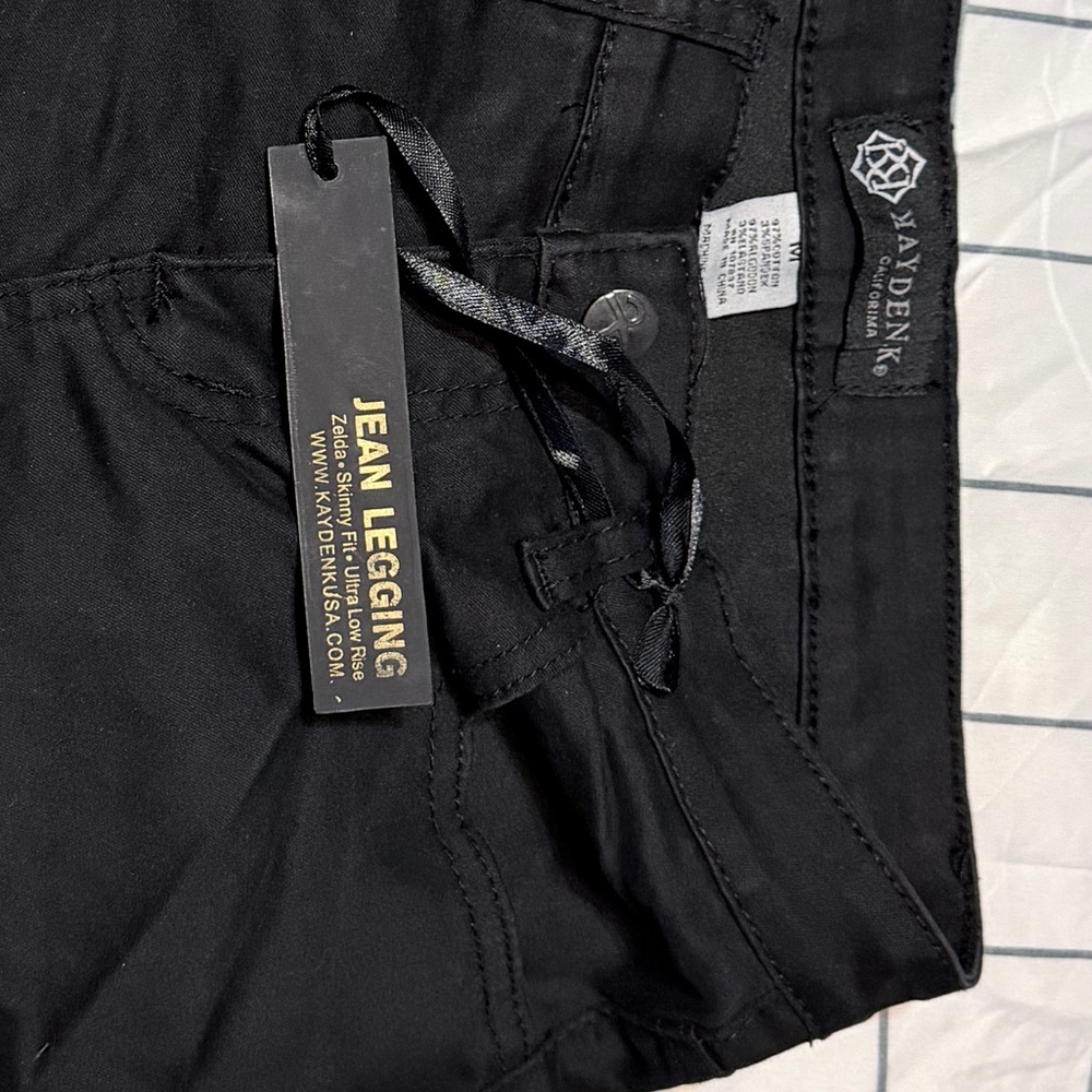 Yadens Black Jean Legging Women's Shorts